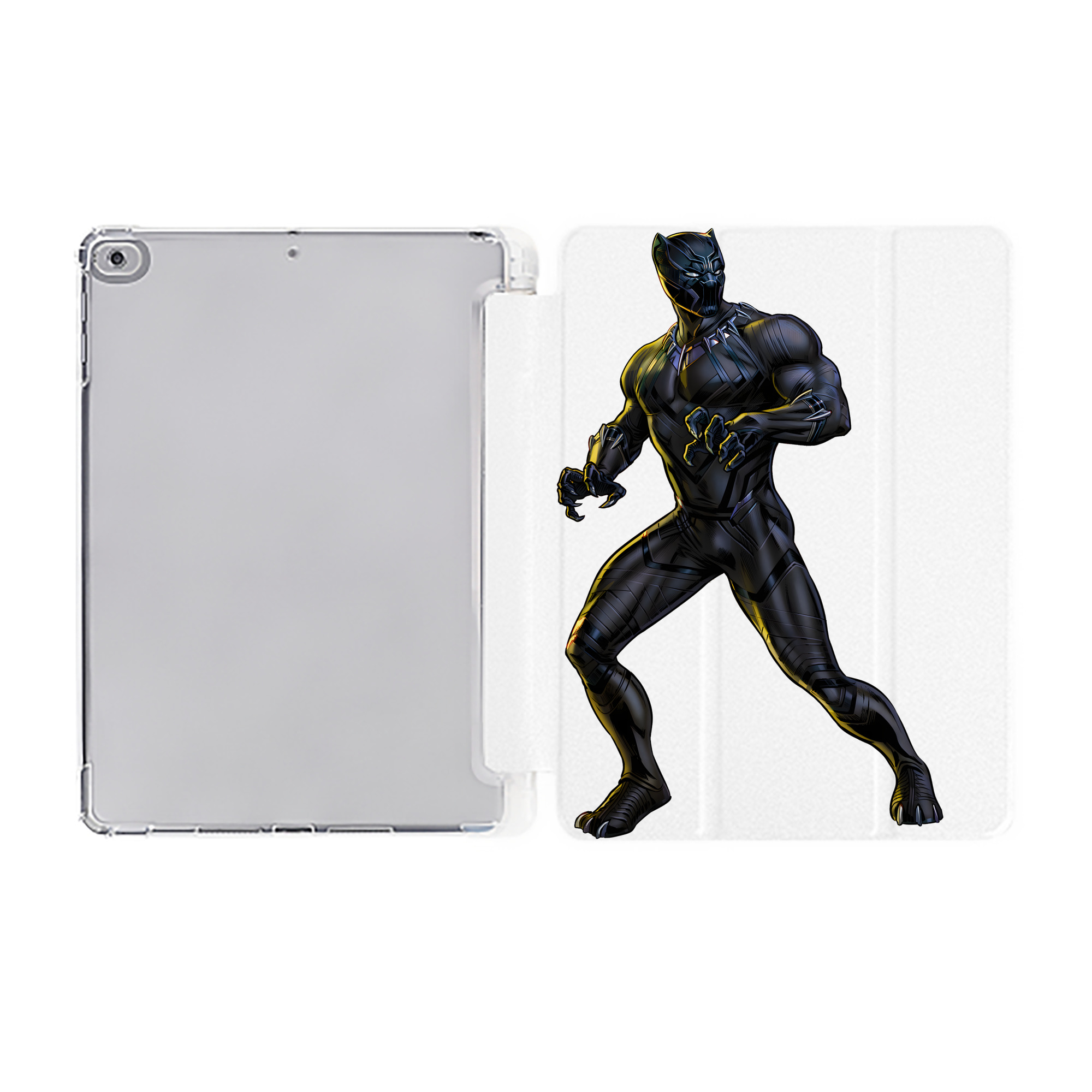 （画像用） アベンジャーズ The Avengers IPad ケース ペン収納付き 三つ折りスタンド PUレザー×シリコン 対応機種9.5/10.5/10.9インチ